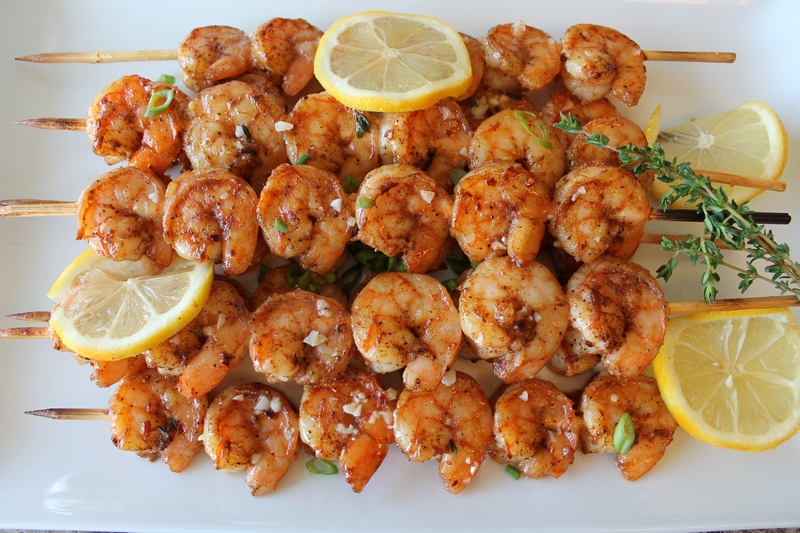 Roasted Shrimp Skewers | Our Creole Soul